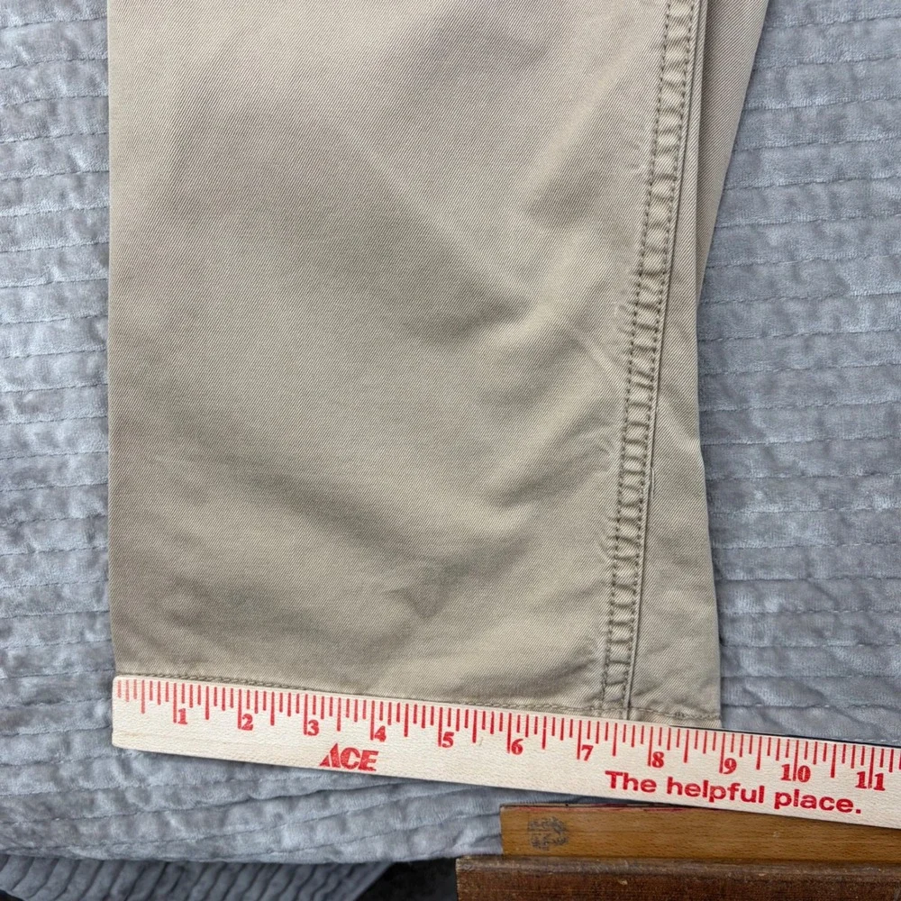 Levis‎ Tab Twills Slim Straight Khaki Pants Mens 34x34 Tan Chino Cotton 5-Pocket